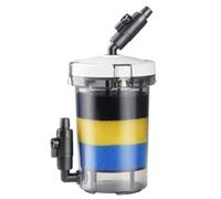 Toddmomy Filtro de Acuario Transparente EW Serie Colocación de Material Filtrante Sistema de Filtrado Silencioso para Tanque de Peces y Fuente de Jardín, Adecuado para Criar Peces