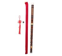Toddmomy Flauta De Bambú Flauta De Introducción Para Principiantes Portátil Bolsa Tono g Instrumento Tradicional