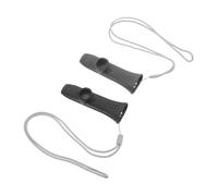 Toddmomy Flauta de Boca de Calidad Profesional para Adultos Instrumento Musical Portátil Kazoos para Principiantes para Fiestas y Eventos Familiares Color Negro y Gris
