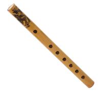 Toddmomy Flauta Rectangular De Bambú Clásica Educativa Para Principiantes Con Seis Agujeros China Instrumento Vertical Tradicional Musical Para Clarinete Flautas De Práctica