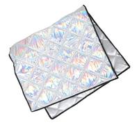 Toddmomy Funda Térmica para Congelador Horizontal 125x70 Cm, Cubierta Blanca Resistente Intemperie, Protector Superior para Refrigeradores y Congeladores Exteriores