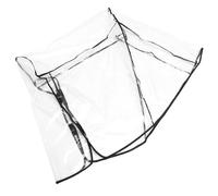 Toddmomy Funda y Cortavientos para Cochecito Doble de Gran Tamaño, Protector Transparente para Triciclo Doble Material Eva Duradero, Cubierta Antilluvia y Antipolvo para Cochecitos de Ñiño