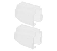 Toddmomy Fundas Protectoras para Aguja de Tocadiscos Vinilo, 2 Piezas, Plástico Semitransparente, Tapa Protectora para Aguja de Disco, Accesorio de Reemplazo para Cartuchos de Tocadiscos