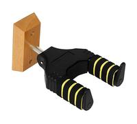 Toddmomy Gancho de Guitarra de Pared Soporte para Ukelele Colgador de Pared para Guitarra Eléctrica Madera Negra para Sala de Ensayo o Estudio