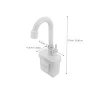 Toddmomy Grifo de Cocina para Agua Circulante Juguete de Fregadero para Simbólico Accesorio Educativo para Desarrollo de Habilidades y Interactivo Cocinitas Infantiles