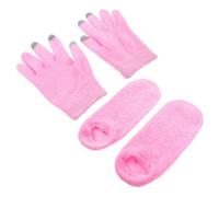 Toddmomy Guantes Hidratantes Cómodos y Calcetines Hidratantes para Pies Secos y Agrietados Tejido Transpirable y Agradable para Uso Diario en Casa