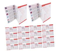 Toddmomy Guía de Supervivencia al Aire Libre 40 Piezas - Libro de Primeros Auxilios Compacto para Emergencias - Consejos Heridas y Rescate en Áreas Naturales - Manual Portátil para Camping