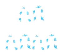 Toddmomy Guirnaldas Colgantes de Grullas de Origami de Papel Impermeables y Portátiles de 15cm para Decoración de Bodas y Fondos de Fiesta al Aire Libre