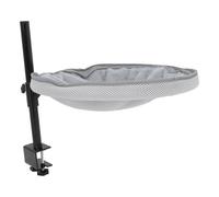 Toddmomy Hamaca de Escritorio para Gatos Giratoria 360° Altura Ajustable Red Transpirable y Funda Extraíble Lavable Cama Nido para Mascotas de Interior Compatible Grosores de Mesa hasta