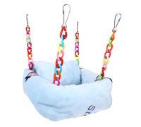 Toddmomy Hamaca para Chinchilla Cómoda Cama Colgante Cálida para Hámster Refugio para Cobayas Jaula para Ratas y Winter Refuge