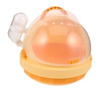 Toddmomy Hamster Cage Portátil para Pequeñas Mascotas con Botella de Agua Automática Transportín de Plástico Ligero y Lavable para Viajes y Hábitat Exterior de Hámsters Cobayas y Ratones