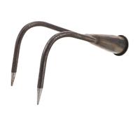 Toddmomy Herramienta de Garra de Jardinería Metálica de Doble Punta para Excavar y Aflojar Suelo, Accesorio Manual para Cultivo y Plantación en Jardín y Huerto, Uso Multifuncional