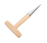 Toddmomy Herramienta de Plantación Manual con Mango de Madera Perforador de Suelo para Jardinería para Trasplante y de Plantas Herramientas de Jardín Eficientes y