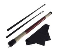 Toddmomy Herramientas de Limpieza de Flautas Varillas de Limpieza Duraderas Kit para Flauta Limpiador de Travesera para Amantes Negras