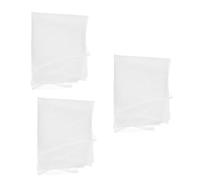 Toddmomy Herramientas Gasa de Nylon Blanco para Manualidades DIY de Lana de Fieltro 3piezas para Fieltrado en Seco y Húmedo en Tejidos Finos