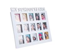 Toddmomy Highschool High Holder For Tabletop Frame Mi Casa Colgando Fiesta De Graduación Souvenir Days Picture Photo White Decorations College Display School Collage Wall Years