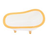 Toddmomy Inodoro de Cerámica y Forma de Bañera, Resistente Diseño Antideslizante para Hámster y Adecuado para Baño de Mascotas Pequeñas como Ratas y Conejillos