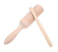 Toddmomy Instrumento De Percusión Guiro De Madera para Niño Niña Juguete Musical Educativo para Desarrollo Infantil Diseño Atractivo y Seguro para Bebés y Niño Niña Pequeños