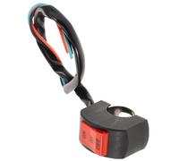 Toddmomy Interruptor de Manillar Botón Doble Flash y Control de Luz Alta y Baja para Motocicleta Eléctrica de 4 Piezas Diseño de Plástico y Metal para Conducción Segura
