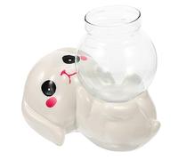 Toddmomy Jarrón De Cerámica Forma De Conejo Jarrón Decorativo para Escritorio para Arreglos Secos para Mesa De Comedor o Estantería