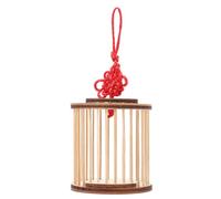 Toddmomy Jaula de Bambú Portátil para Insectos Pequeños Transportador Redondo Manual de 1 Jaula para Grillos y Observación Natural de Transporte Ecológica para Mascotas