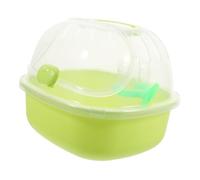 Toddmomy Jaula De Viaje Portátil para Hámster Diseño Transparente Contenedor De Viaje para Hámster Pequeña para Mascotas