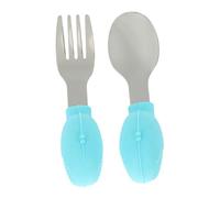 Toddmomy Juego De 2 Tenedores Y Cucharas Para Máquina Cubiertos Tapas Platos Comedero Para Bebé Plato De Destete Para Bebé Cubiertos Cucharas Para Bebé Vajilla Taza De Destete