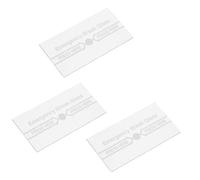 Toddmomy Juego de 3 Tapas de Cristal de Seguridad para Interruptor Manual de Alarma contra Incendios Panel de Rotura de Cristal para Sistema de Alarma Residencial y Comercial Repuesto