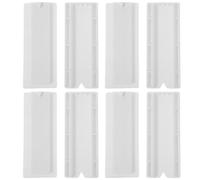 Toddmomy Juego de 4 Colgadores Adhesivos para Enchufes sin Perforación Organizador de Cables Plástico PP Blanco para Paredes Lisas como Cerámica Madera y Mármol Fijo sin Marcas