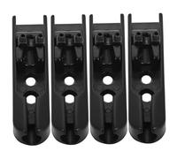 Toddmomy Juego De 4 Piezas puente de bajo Guitarra de Doctor Bridge puente de contrabajo puente sin cabeza puente de trémolo bajo puente bajo electrico Aleación de zinc Black