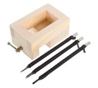 Toddmomy Juego de Cuchillos para Tallar en Acero de Tungsteno Multifuncional Cabezas Variadas, Diseño Ergonómico para Tallado en Madera y Piedra, Adecuado para Principiantes y