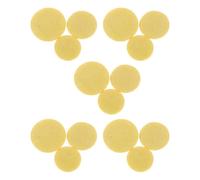 Toddmomy Juego de Tapones y Garantiza un Sellado Hermético para Teclas de Piccolo de Tela Color Amarillo, Mejora la Comodidad Dedos Adecuado para Práctica Escolar