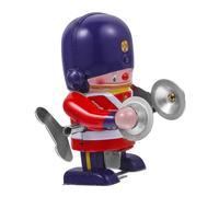 Toddmomy Juguete de Hojalata Robot Tamborilero de Cuerda Diseño Seguro sin Baterías Juguete Portátil para Coordinación Mano para Fiestas