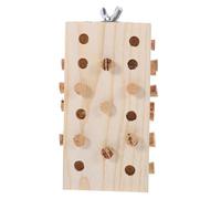 Toddmomy Juguete De Madera para Periquitos y Loros Bloques para Masticar y Forrajeo Divertido Accesorio De Entrenamiento para Aves Material Seguro y Resistente para Mantener Tu Mascota y