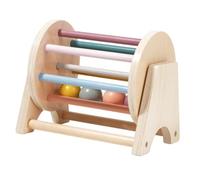Toddmomy Juguete Educativo De Madera para Tambor Textil Sensorial Montessori Herramienta De Enseñanza para De Desarrollo De Habilidades y Coordinación Mano- Portable y