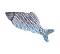 Toddmomy Juguete Eléctrico De Pez Saltarín Recargable por USB Juguete De Peluche Divertido para Gatos De Pez para Mascotas Estilo Cruciano Oscuro