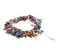 Toddmomy Juguete para Pájaros Pequeño Columpio de Cuerda de Algodón para Loros, Liberador de Estrés y Colgante para Jaulas de Cacatúas Africanas y Periquitos Color Color Aleatorio