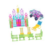 Toddmomy Juguetes De Ensamblaje Varita Rompecabezas Puzzle Plastico para Varitas Inteligentes Eslabones Insertados para Armar y Ensamblar Casa o Escuela