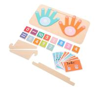 Toddmomy Juguetes Educativos de Matemáticas de Madera para Niños Preescolares, Herramienta Portátil Que Desarrolla el Pensamiento Lógico Aula Casa
