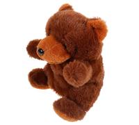 Toddmomy Juguetes para muñecas de Mano de Oso marrón Marionetas de Mano de Animales de Peluche marioneta de Mano Marionetas de Mano rellenas Marionetas Creativas Felpa Brown