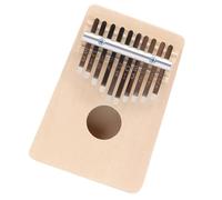 Toddmomy Kalimba Piano de Pulgar 10 Tonos Pequeño Instrumento Musical Portátil para Principiantes Diseño Compacto y Sonido Natural Fácil de Tocar