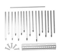 Toddmomy Kalimba Teclas de Metal 17 Notas Piano de Pulgar para Adultos Grabado de Tonos y Sonido Suave