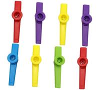 Toddmomy Kazoo de 8 Piezas de Colores Mixtos, Instrumento Musical Mirlitón para Niños, Fácil de Usar, Compacto y Ligero, Adecuado para Acompañar Guitarra y Actividades Color Aleatorio