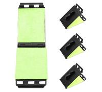 Toddmomy Kit de 4 paños limpiadores para cuerdas de guitarra: paño de limpieza para guitarra, ideal para pulir bajos electroacústicos y ukeleles.