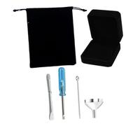 Toddmomy Kit de Embudos Mini y Destornilladores de Acero Inoxidable para Relleno de Cenizas Joyería Crematoria Incluye Caja Bolsa de Almacenamiento y Herramientas para Urnas Pequeñas