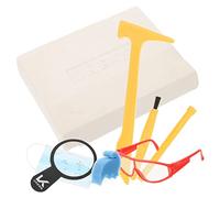 Toddmomy Kit de Excavación de Fósiles para Niños Juguete Científico Set Educativo de Arqueología Juguete de Aprendizaje Actividad Manual Excavación de Fósiles