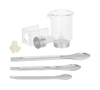 Toddmomy Kit para hacer brillo de labios con molde de silicona y vela de cera, set portátil para entusiastas del maquillaje y uso on the go