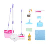 Toddmomy Limpieza para Set de Escoba y Recogedor para Actividades de Simulación Herramientas de Limpieza Montessori para Pequeños Diseño y Funcional para Desarrollar Coordinación Mano
