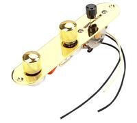 Toddmomy Línea De Plancha De Hierro Perilla De Guitarra Placa De Control De Bajo Lámina Cambiar Placa De Control De Guitarra Piezas De Guitarra Eléctrica Dorado El Plastico