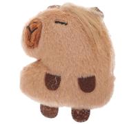 Toddmomy llaveros de Capibara de Peluche Llavero Peluches Llavero Animales llaveros de Peluche Llavero Esponjoso Llavero de Peluche a Granel Aleación de Zinc Light Brown